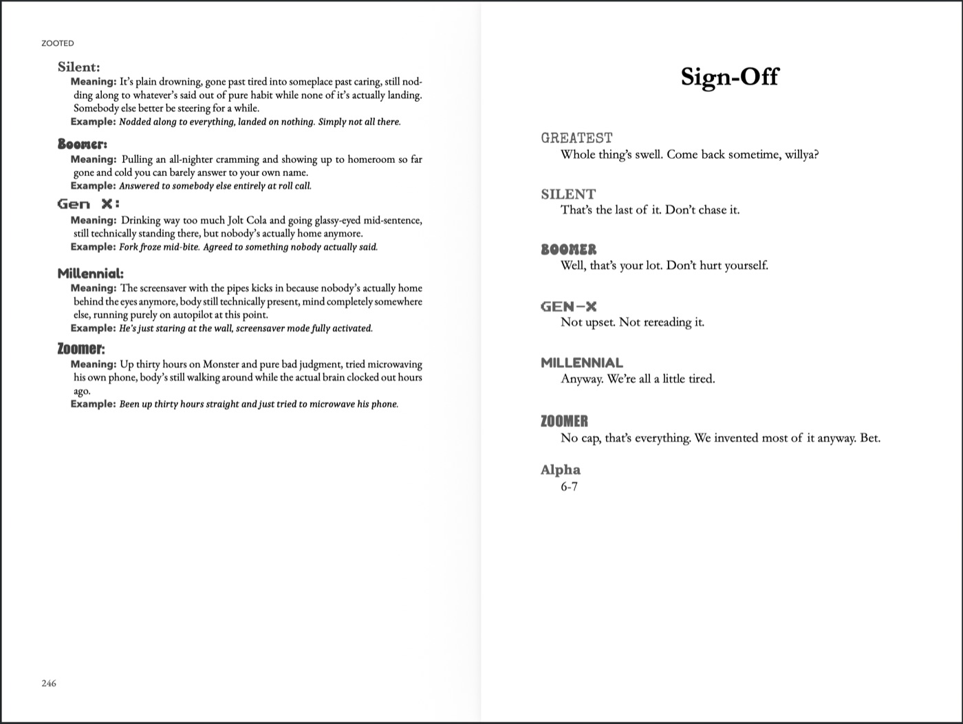 Sign-off
